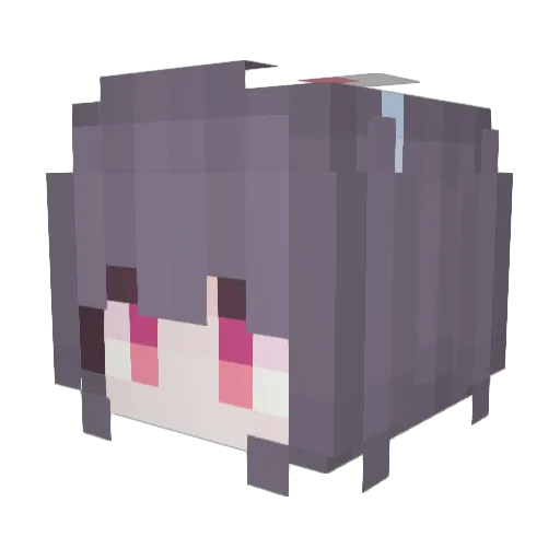 duots Minecraft avatar head, 3D render