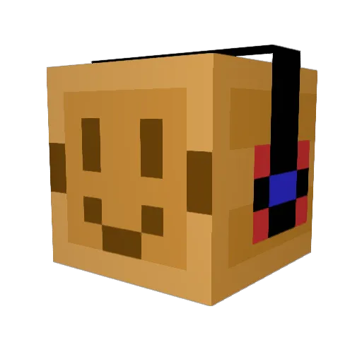dupastell Minecraft avatar head, 3D render