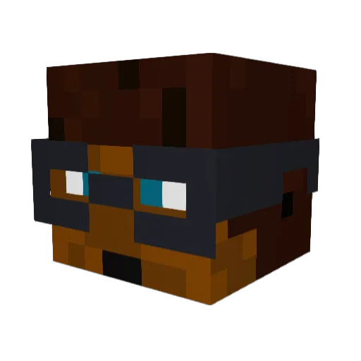 duranchula Minecraft avatar head, 3D render