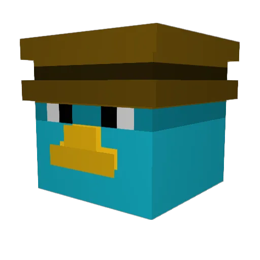 durburgerfan33 Minecraft avatar head, 3D render