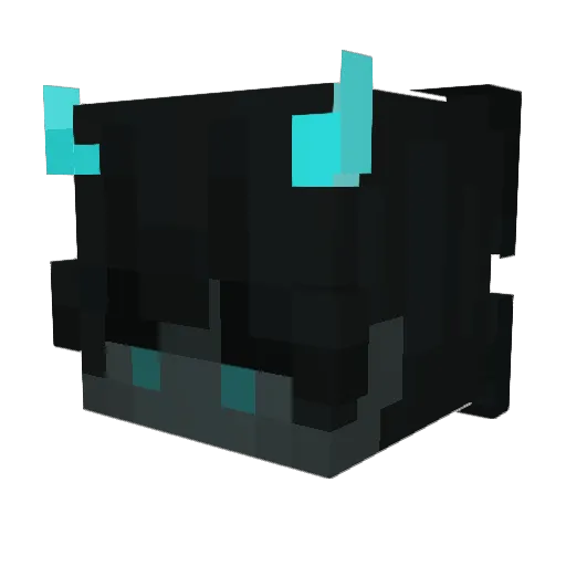 durchgeritten Minecraft avatar head, 3D render