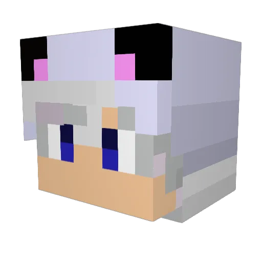 durinth Minecraft avatar head, 3D render
