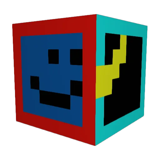 durongredlx_ Minecraft avatar head, 3D render