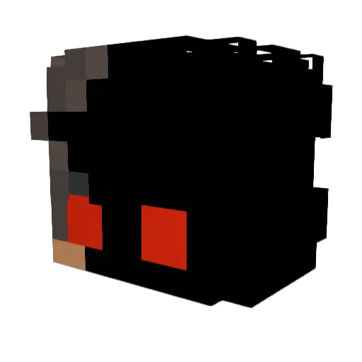 durum11 Minecraft avatar head, 3D render