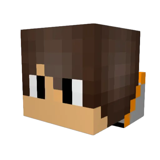 dusan2005 Minecraft avatar head, 3D render