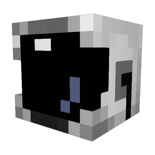 dusieleq Minecraft avatar head, 3D render