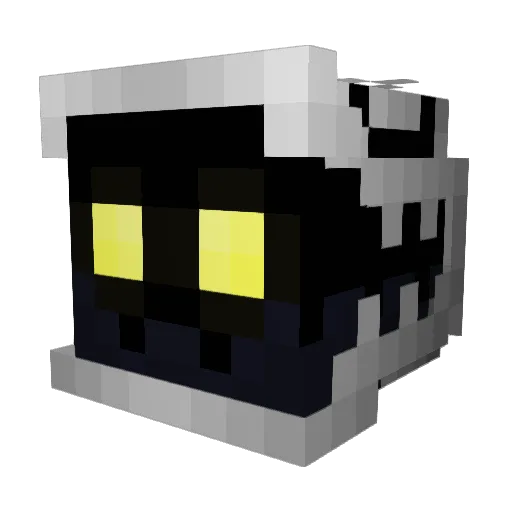 dusk4224 Minecraft avatar head, 3D render