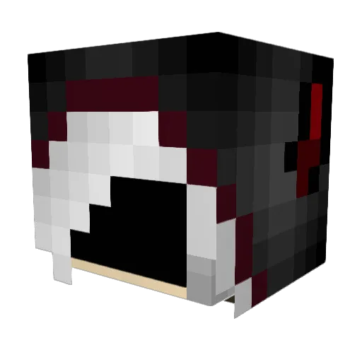 dusknightshade27 Minecraft avatar head, 3D render