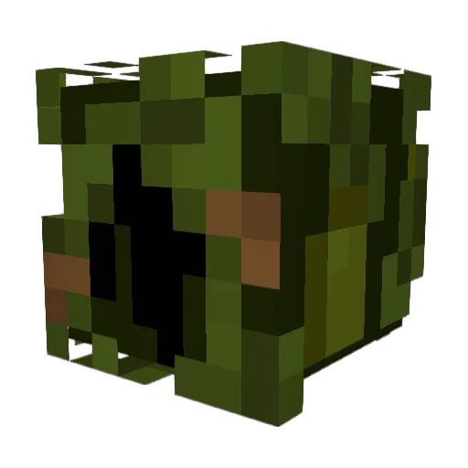 duskstate Minecraft avatar head, 3D render