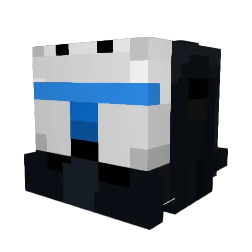 dusky144 Minecraft avatar head, 3D render