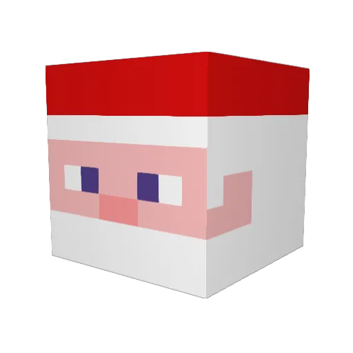 dusta Minecraft avatar head, 3D render