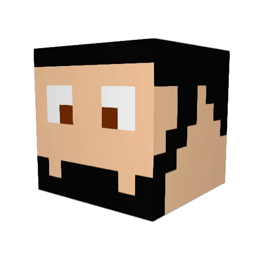 dustin_95 Minecraft avatar head, 3D render