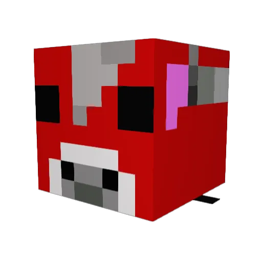 dustland9 Minecraft avatar head, 3D render
