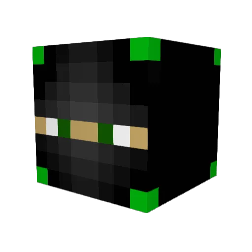 dutchkiller55 Minecraft avatar head, 3D render