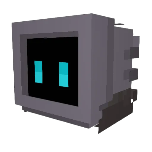 duuuo Minecraft avatar head, 3D render