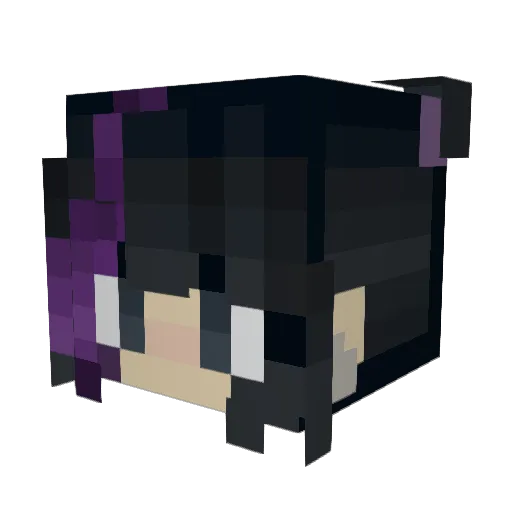 dvdlegend Minecraft avatar head, 3D render