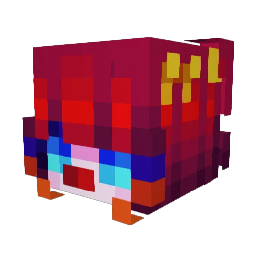 dvvidkg Minecraft avatar head, 3D render