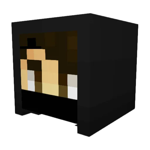 dvy05 Minecraft avatar head, 3D render