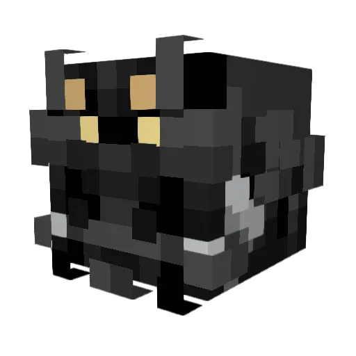 dvyu Minecraft avatar head, 3D render
