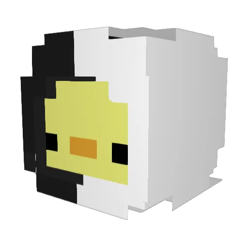 dw0ok Minecraft avatar head, 3D render