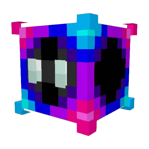 dw181m Minecraft avatar head, 3D render