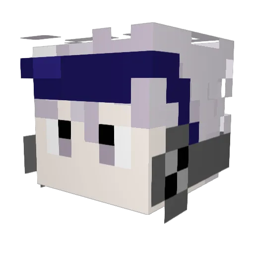 dw2006 Minecraft avatar head, 3D render