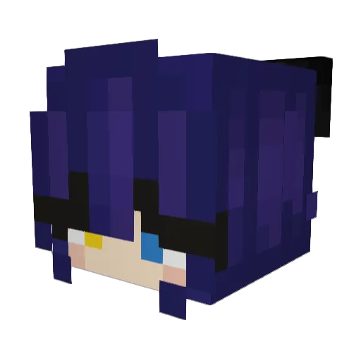 dwab247 Minecraft avatar head, 3D render