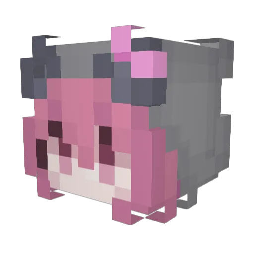 dwaintydoe Minecraft avatar head, 3D render
