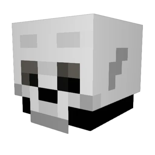 dwarf132 Minecraft avatar head, 3D render