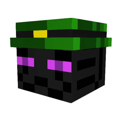 dwarfleprechaun Minecraft avatar head, 3D render