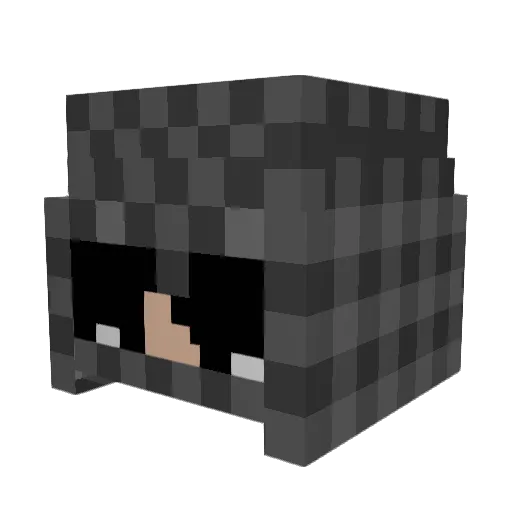 dwaroner Minecraft avatar head, 3D render