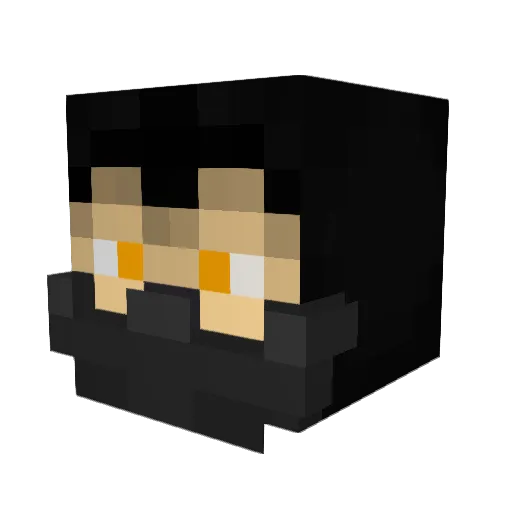 dwarvenking888 Minecraft avatar head, 3D render