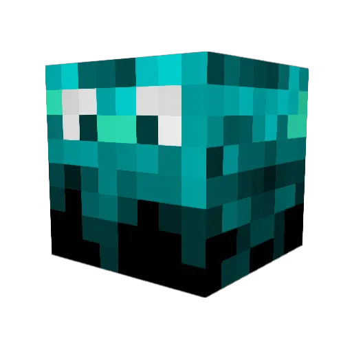 dweo2020 Minecraft avatar head, 3D render