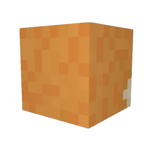dwhy Minecraft avatar head, 3D render