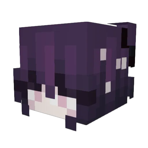 dwigotpercyback Minecraft avatar head, 3D render