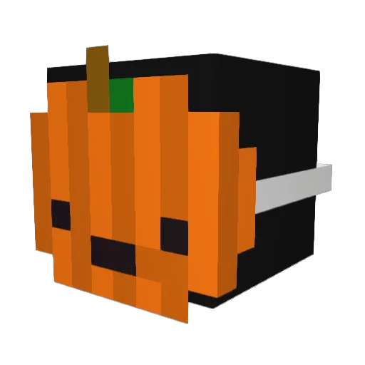 dwisd_ Minecraft avatar head, 3D render