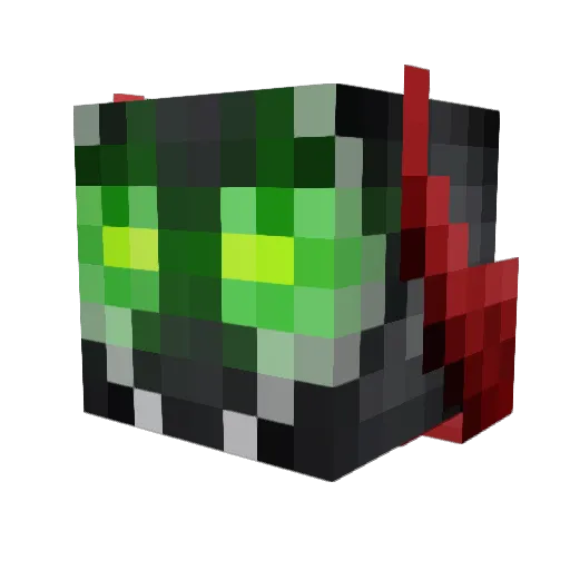 dwit07 Minecraft avatar head, 3D render