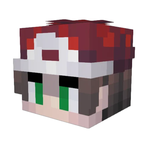 dwswick Minecraft avatar head, 3D render