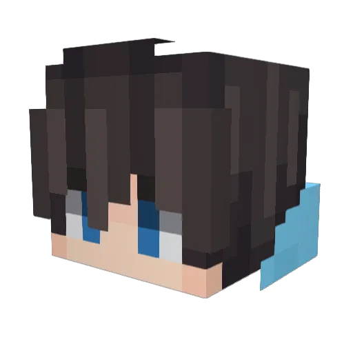 dx040404 Minecraft avatar head, 3D render