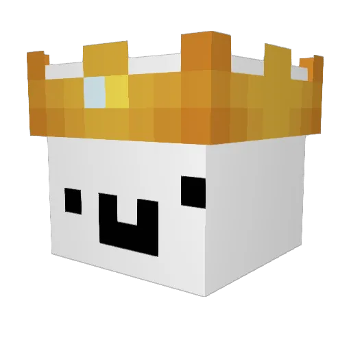 dxcylol Minecraft avatar head, 3D render
