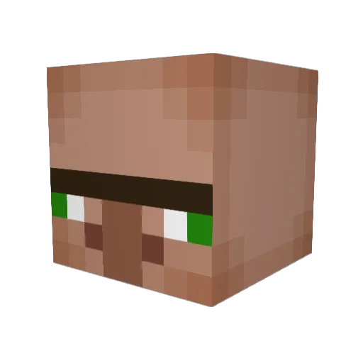 dxddysamu Minecraft avatar head, 3D render