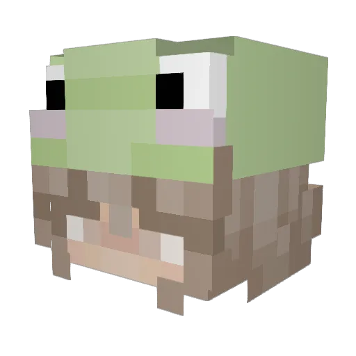 dxiizzy Minecraft avatar head, 3D render