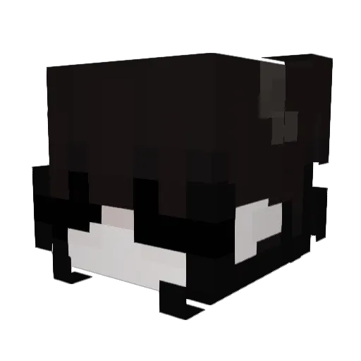 dxlix Minecraft avatar head, 3D render
