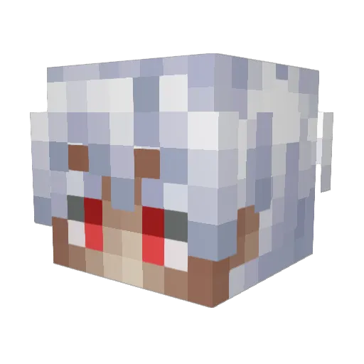 dxminiert Minecraft avatar head, 3D render