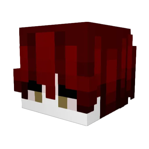 dxmxnkxn Minecraft avatar head, 3D render