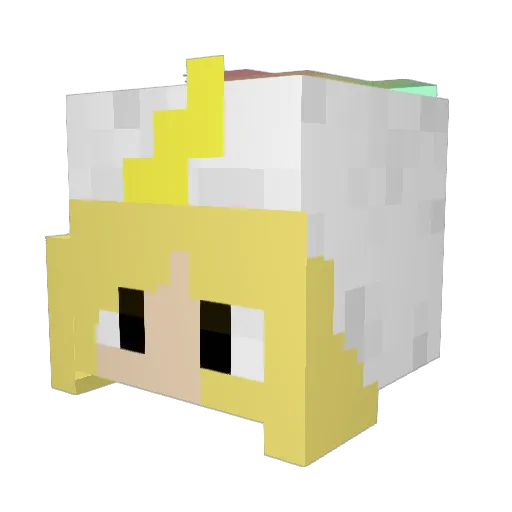 dxniii3103 Minecraft avatar head, 3D render
