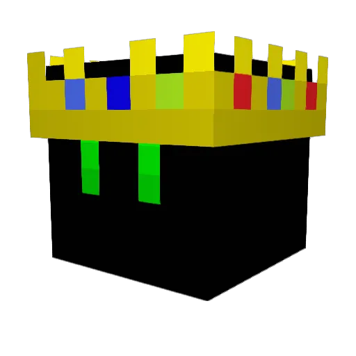 dxrkminded Minecraft avatar head, 3D render