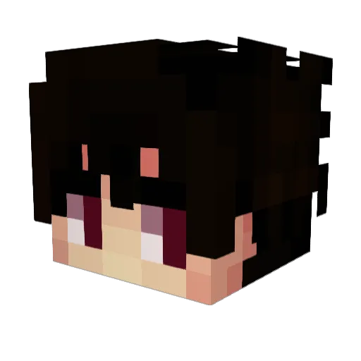 dxrpify Minecraft avatar head, 3D render