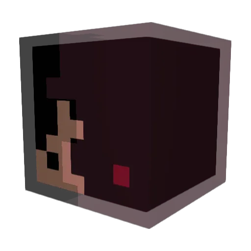 dxvy__ Minecraft avatar head, 3D render