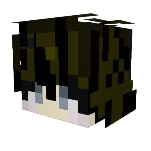 dyabetis Minecraft avatar head, 3D render